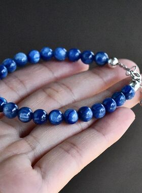 复古风纯银女士手串饰品水晶石