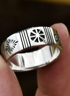 泰国指环925纯银佩戴舒适复古