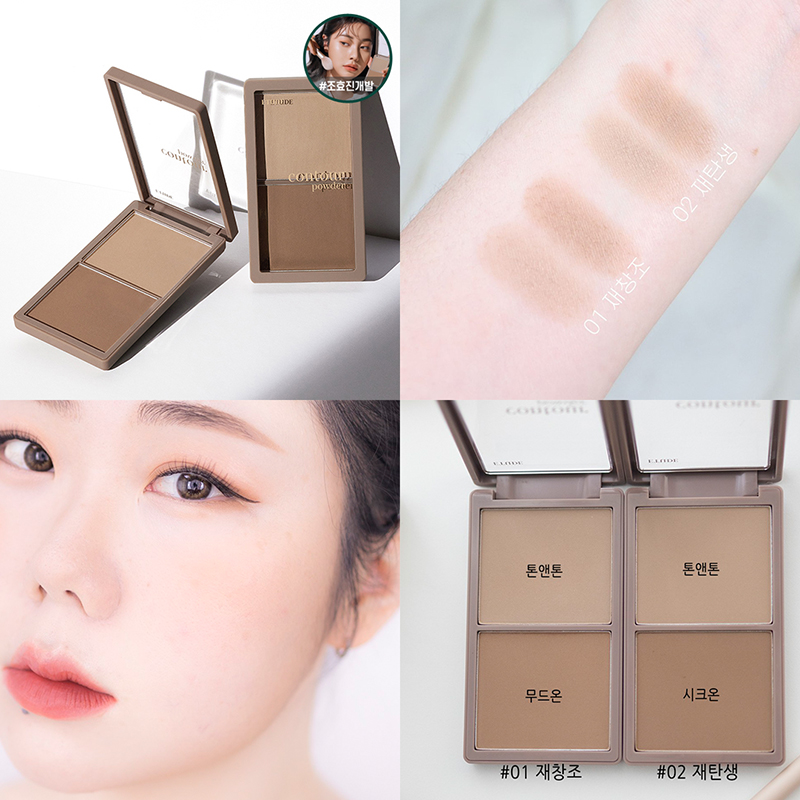 带修容刷打造立体脸型