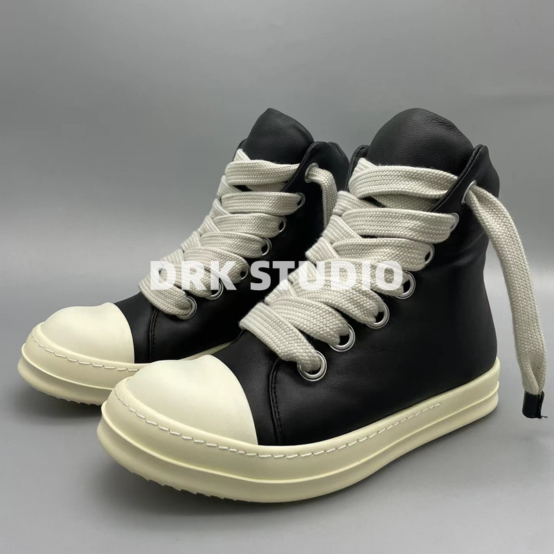 Black High-Top Bread Shoes
