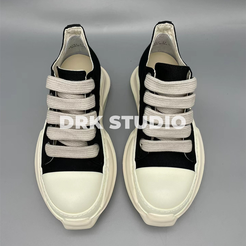 Black Chunky Low-Top Sneakers