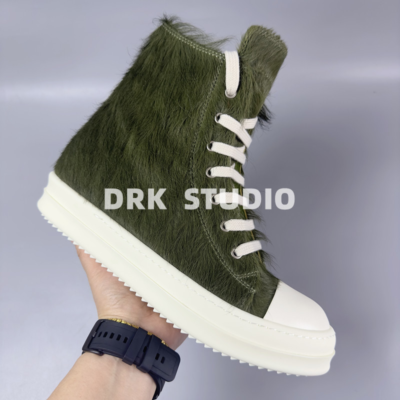 Green High Top Horse Hair