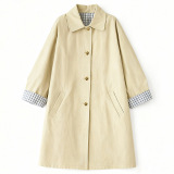 可风各风衣56004P150K240文艺范复古风衣外套，女装风衣，可风各