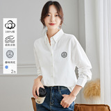 可风各长袖衬衫57086P85K13韩版休闲宽松上衣时尚百搭衬衣，女装衬衫，可风各