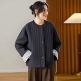 可风各棉衣510017P153K244.8绗线加棉加厚外套，女装棉衣/棉服，可风各