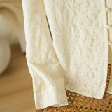 可风各长袖衬衫58037P82K131.2新中式长袖衬衫女装，女装衬衫，可风各