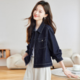 可风各牛仔外套58012P108K172.8韩系短款水洗牛仔外套衬衣，女装短外套，可风各