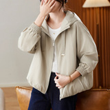 可风各短风衣59008P157K251.2高品质连帽风衣外套，女装风衣，可风各