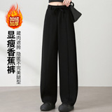 可风各休闲裤510519P56K89.6腰绳弯刀裤加绒,女装休闲裤,可风各, 可风各休闲裤510519P56K89.6腰绳弯刀裤加绒,女装休闲裤,可风各,