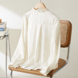 可风各衬衫55815P80K128新中式风刺绣衬衫女，女装衬衫，可风各