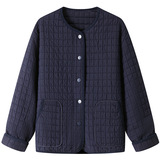 可风各棉衣510015P131K209.6绗缝格棉衣女长袖，女装棉衣/棉服，可风各