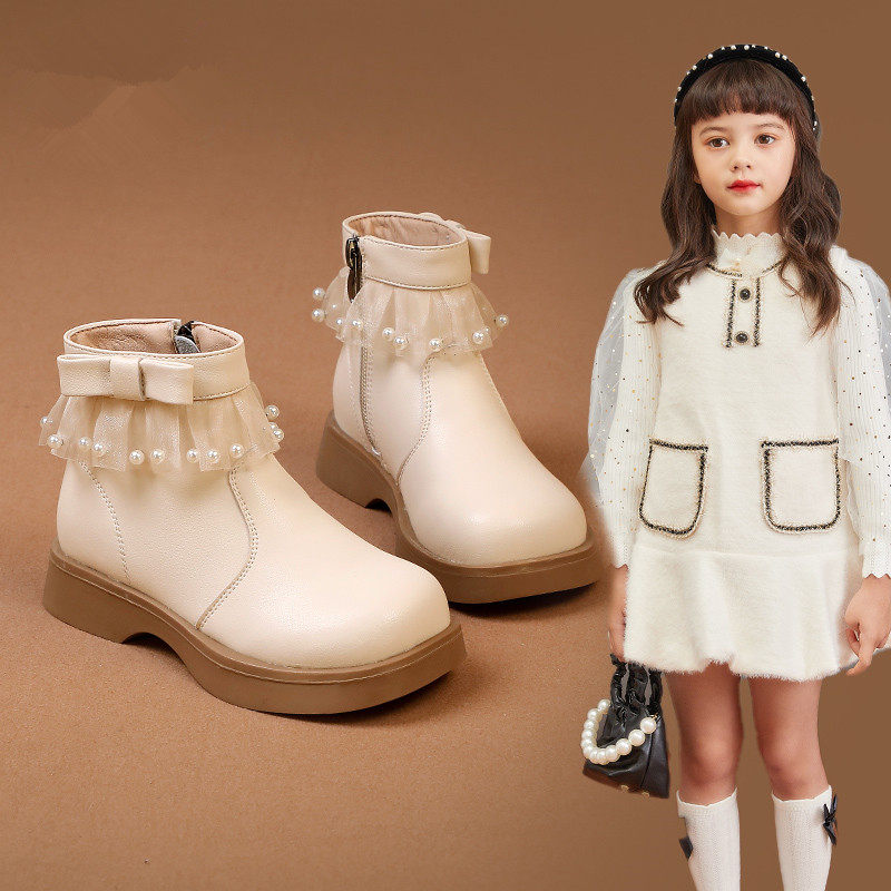 真皮女童鞋公主短靴2025秋冬新款加绒保暖宝宝马丁靴儿童皮靴棉鞋,童鞋/婴儿鞋/亲子鞋,皮靴,淘宝优惠券,粉丝福利购,淘宝优惠卷