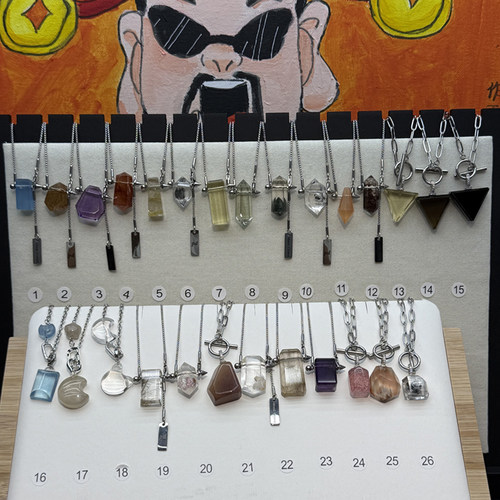 原创设计款水晶吊坠小众精品百搭