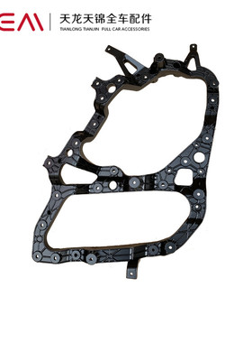 适用于东风天龙KL大灯雾灯支架原厂保险杠连接骨架8406131-C3302