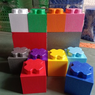 儿童epp积木乐园商场大块泡沫积木单孔城堡隔断墙围栏室内游乐场