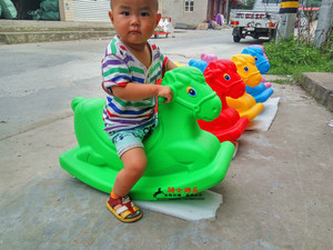 环保加厚儿童摇马塑料玩具幼儿小木马车摇摇车摇摇椅儿童摇W马摇