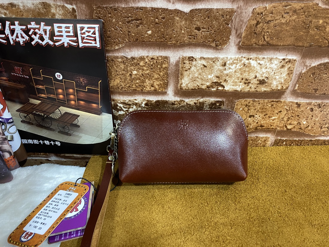 嬉皮士2021新款真皮零钱包纯色