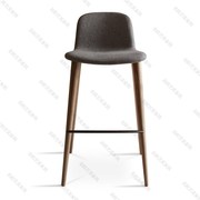 Spot ghế gỗ rắn Bắc Âu Thiết kế nội thất Đan Mạch hiện đại tối giản ghế bar Châu Âu ghế thanh cao - Giải trí / Bar / KTV