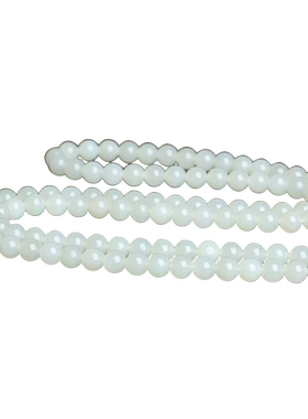 天然新疆和田玉圆珠男女款项链