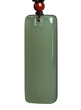 和田玉平安无事牌挂件男女款玉佩