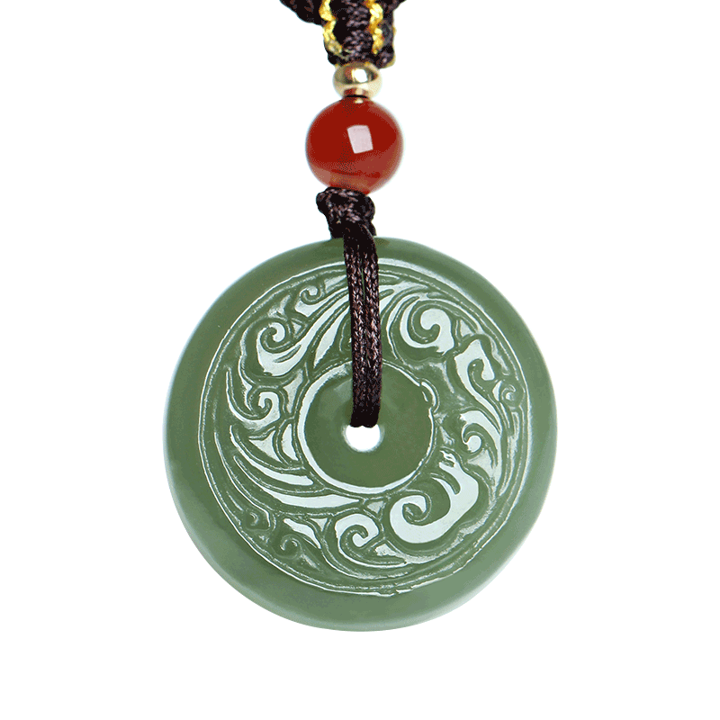 和田玉时来运转吊坠挂件男女玉佩