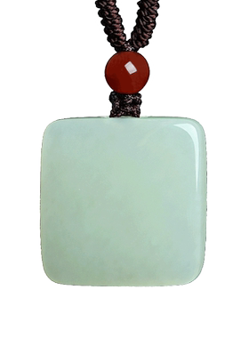 和田玉平安牌吊坠挂件玉佩男女款