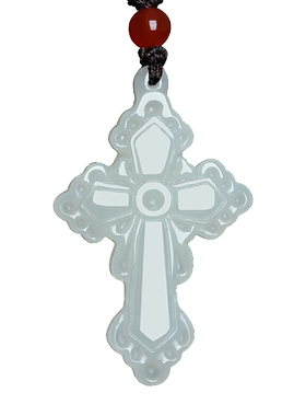 和田玉十字架吊坠男女款饰品玉佩
