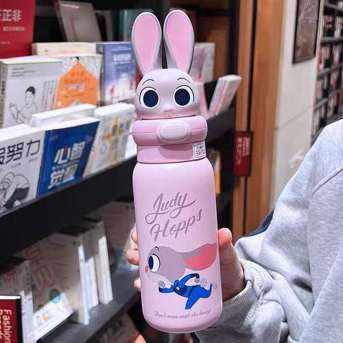 迪士尼朱迪尼克儿童保温杯女