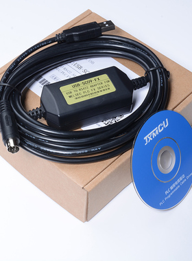 特价USB-SC09-FX三菱FX0S/1S/0N/1N/2N/3U/3G/3GA/3SA编程线PLC