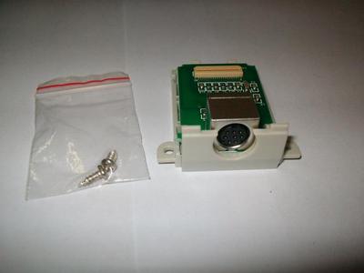 FX3U-422-BD:适合FX3U系列PLC扩展一个圆口8针的RS422通讯口