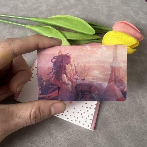 龙族上杉绘梨衣同人周边3变光栅卡高颜值动漫二次元礼物收藏卡片