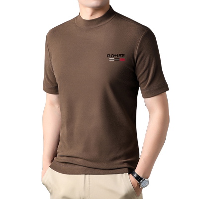 德绒厚款短袖秋衣简约休闲打底衫