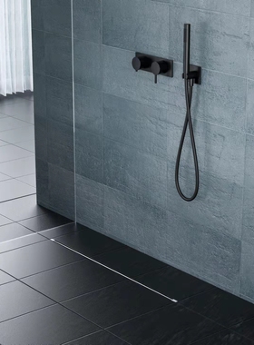 Viega同款可切割线形地漏同层快速下水防臭侧排水现代极简无挡水