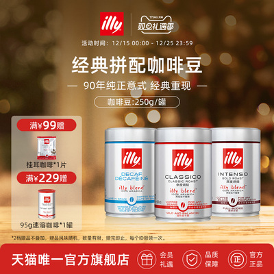 illy意利原装进口阿拉比卡精选咖啡豆250g