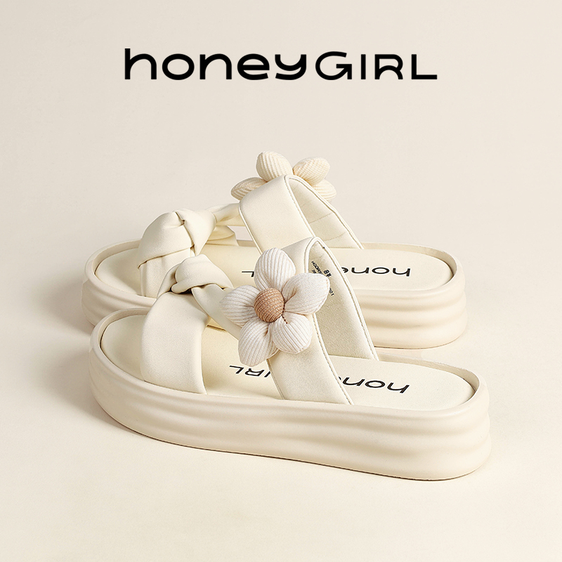 厚底拖鞋女凉拖平底honeyGIRL2