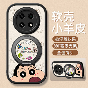 哇哦新仔适用OPPOA6pro手机壳带支架OPPOA5/3/2新款OPPOA72/53/96/95/93/36/35/55/56/11防摔9x可爱97保护套