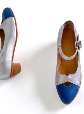 |女款|真皮底 元宝镂空凉鞋 swing摇摆舞鞋 balboa lindyhop 高跟