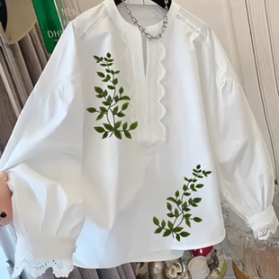 新款 饰辅料背胶补丁贴标熨烫绣花章 叶子刺绣布贴衬衣装