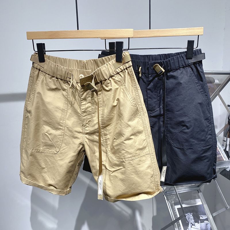 2025新款工装短裤夏美式复古外穿中裤潮牌休闲运动宽松直筒五分裤