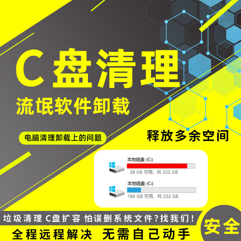 笔记本电脑c盘清理远程卸载流氓软件360安全删除2345弹窗广告清理高性价比高么？