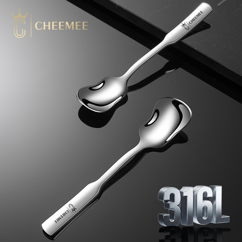 316不锈钢儿童勺芭蕉形喂饭勺宝宝吃饭汤勺家用儿童餐勺3岁吃饭勺,婴童用品,儿童勺,淘宝优惠券,粉丝福利购,淘宝优惠卷