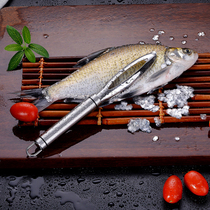 304不锈钢刮鱼鳞器鱼鳞刀刨刀鱼刷子日本鱼鳞刮器去鱼鳞杀鱼工具