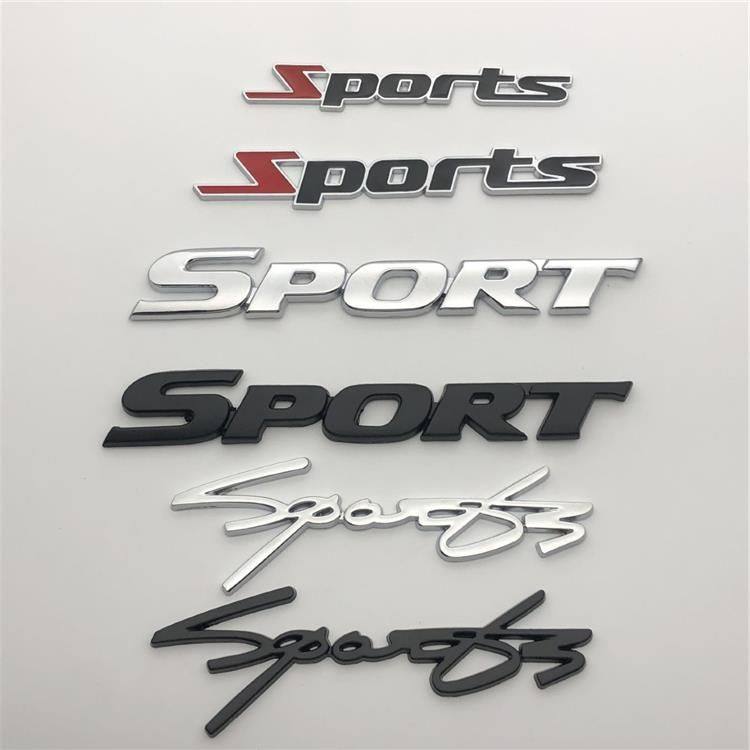 SPORT运动版 改装车标sport金属3D立体车贴尾标 汽车贴标门板侧标,电动车/配件/交通工具,电动车贴,淘宝优惠券,粉丝福利购,淘宝优惠卷