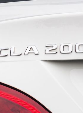 奔驰CLA260车贴cla200车尾标cla45标贴cla220车标amg车头装饰改装