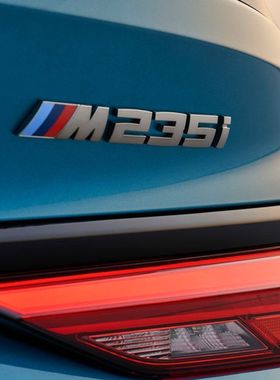 专用于宝马M车标M135i M240i M340i M550i M760Li V12标车贴尾标