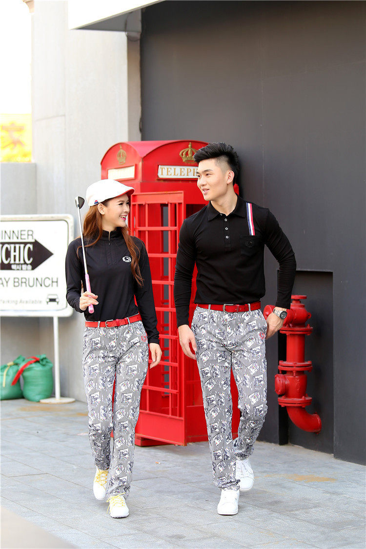 G-LIFE高尔夫衣服女套装黑色长袖上衣高尔夫女装男装休闲长裤子在类目 运动/瑜伽/健身/球迷用品, 高尔夫, 高尔夫服装中 - 来自Buy2taobao.com提供专业的淘宝代购服务