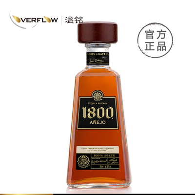 1800银典藏金标龙舌兰酒典藏陈年墨西哥进口感顺滑 纯饮750ml