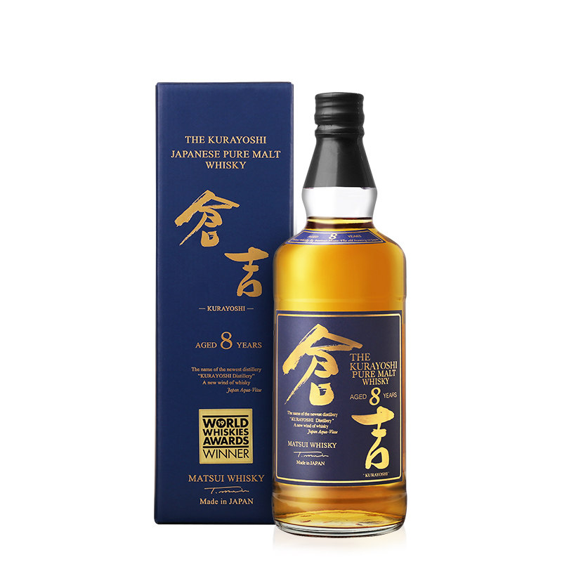 日本kurayoshi仓吉纯麦威士忌8年12年18年调配型洋酒进口