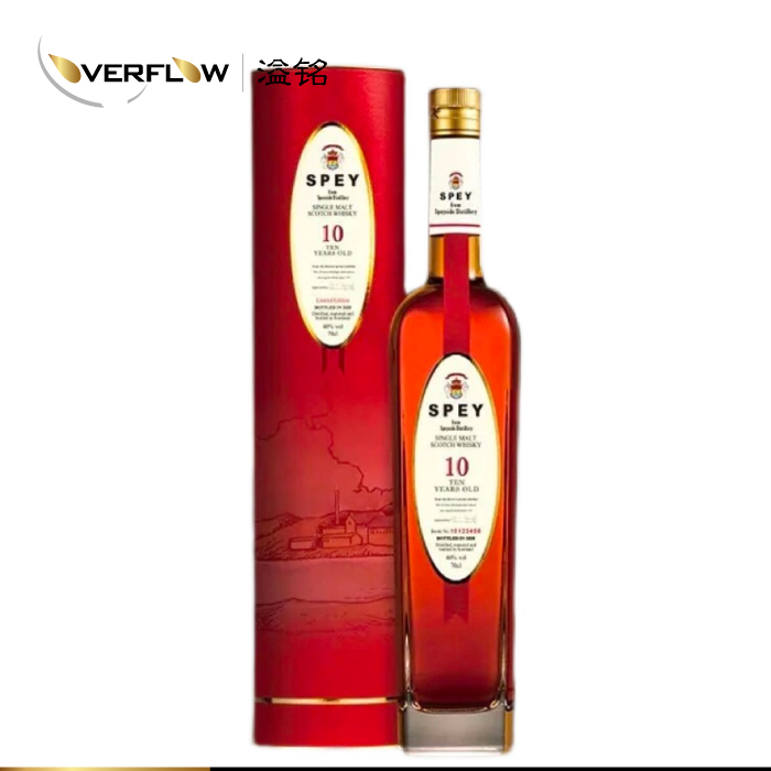 溢铭 SPEY 诗贝10年单一麦芽威士忌热销榜 进口洋酒700ml