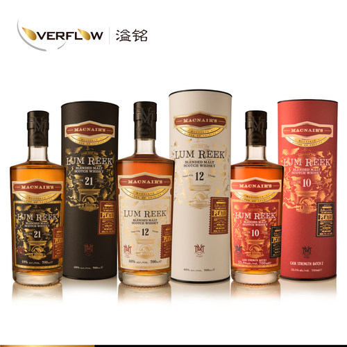 迈尔调和麦芽威士忌MACNAIR'S Lum Reek 10年桶强12年21年 - 封面